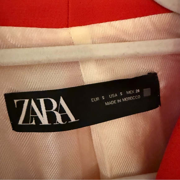 Zara Women's Red Longline Blazer/Jacket - Picture 3 of 5